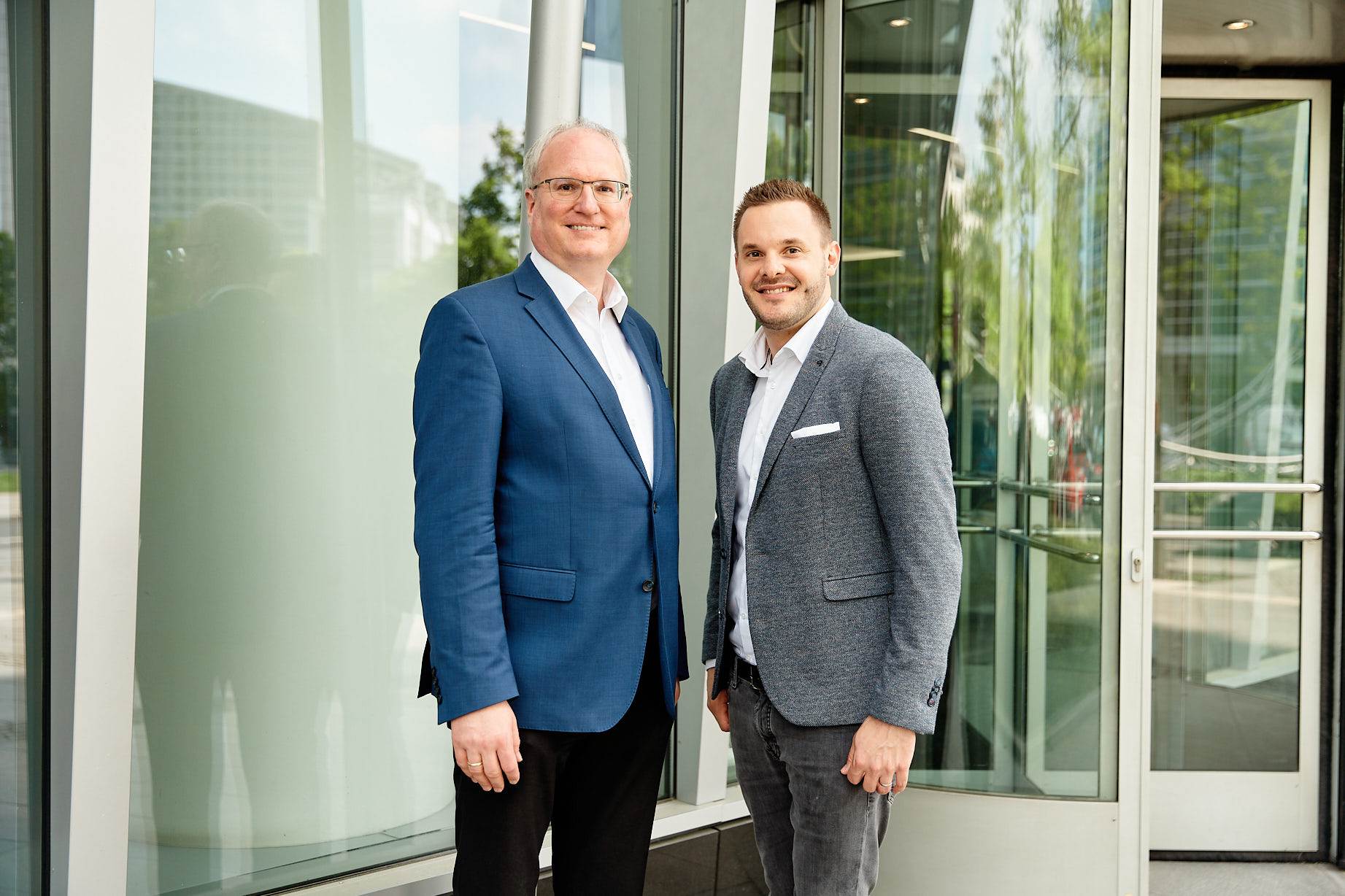 Prof. Dr. Philipp Brune und Dennis Seifert, Gründer von SQ Solutions