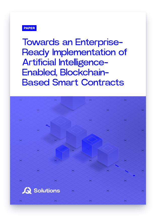 Towards an Enterprise-Ready Implementation of Artificial Intelligence-Enabled, Blockchain-Based Smart Contracts