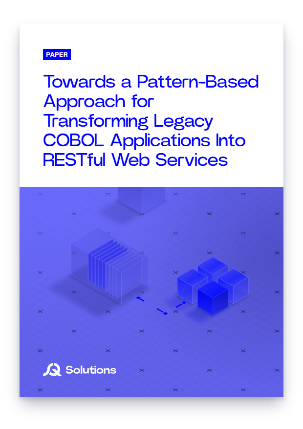 Towards a Pattern-Based Approach for Transforming Legacy COBOL Applications Into RESTful Web Services